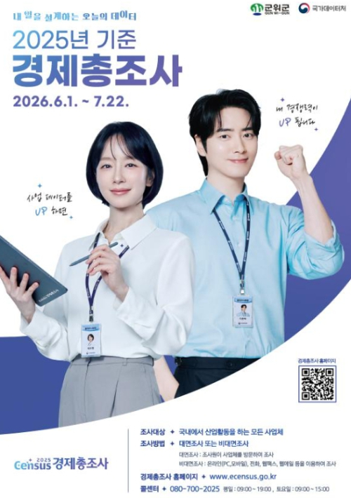 군위군, 12일부터 경제총조사 현장조사 돌입