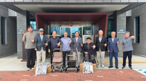 칠곡군교통장애인협회, 국가유공자에 100만원 상당 물품 기부…‘따뜻한 보훈’ 실천