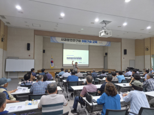 의성군, 사과 고품질 생산 '토양관리·화상병 예방' 현장교육 강화