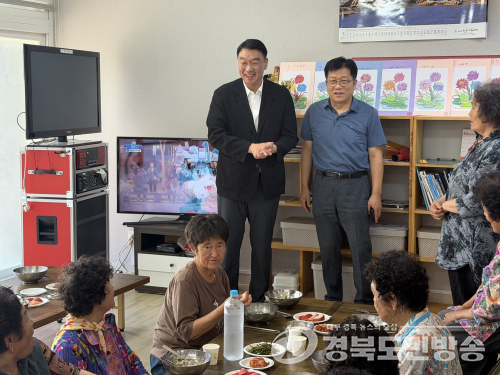 정희용 의원, 중복 맞아 고령·성주·칠곡 경로당 순회