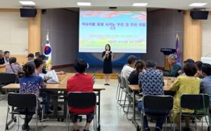 영덕군, 복숭아장터 개장 앞두고 참여농가 친절교육