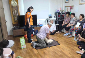 영덕군보건소, 치매보듬마을 어르신 대상 ‘소방안전교육’ 실시