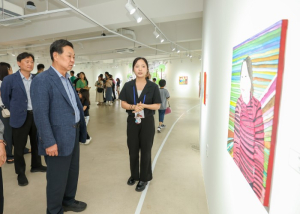 성주군, 서은혜 작가 배리어프리 초대전 기념 '작가와의 만남' 개최