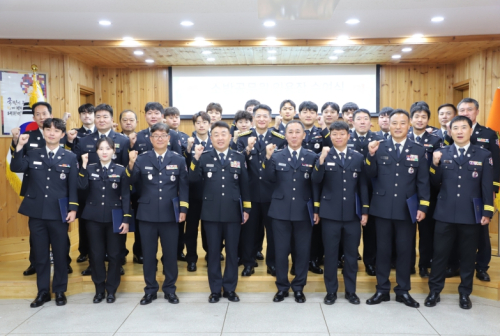울진소방서, 2026년도 하반기 인사발령 임용장 수여식 개최