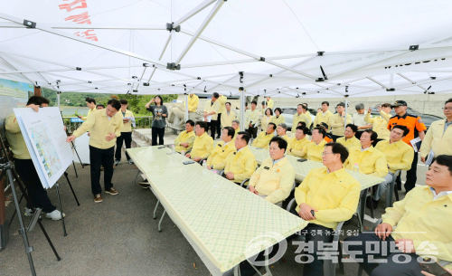 경북도의회, 가뭄 속 덕동댐 긴급 점검…“추가 준설 적극 검토해야”