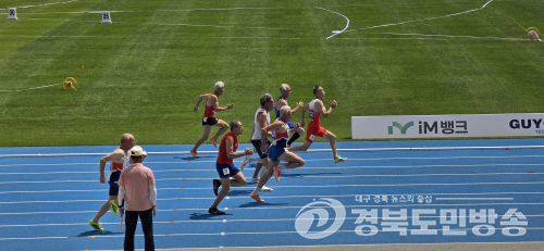 대구세계마스터즈육상 첫 트랙 경기로 남자 100m 펼쳐져