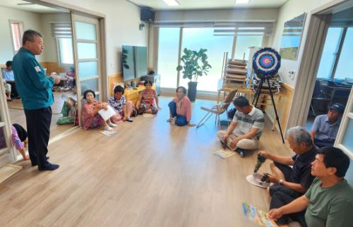 영덕군 남정면, 폭염 대응 관내 경로당 22개소 현장 점검