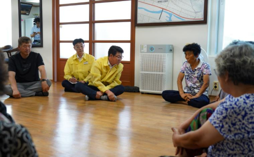 황이주 울진군수, 폭염·가뭄 대응 현장 점검 나서