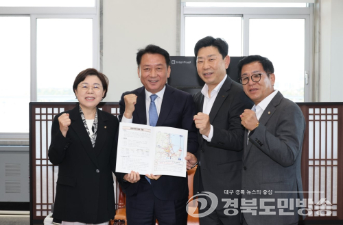 포항시 영일 만 횡단 대교 ‘해상 노선’으로 뜻 모았다…·정치권 국비 확보 총력