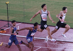예천군청 나마디 조엘진, 아시안게임 400ｍ 계주 한국 신기록·동메달