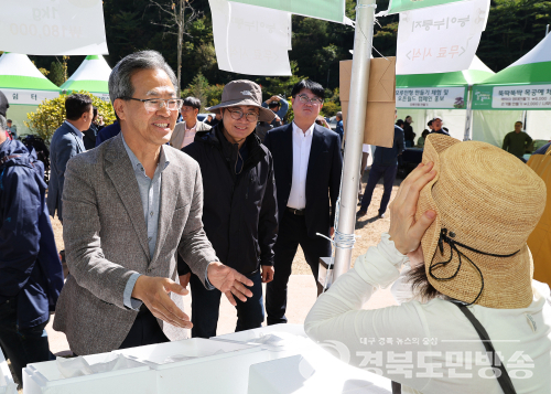 영양 수비능이버섯축제, 마무리…죽파리 자작나무숲에 5천여 명 발길
