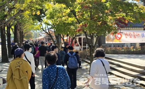 문경사과축제 첫날, 문경새재 찾은 관광객 6만9천 명