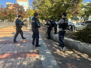대구 동부경찰서, 대형마트서 흉기 범죄 대응훈련