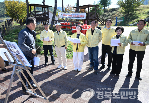 군위군의회, 주요사업장 19곳 현장 점검