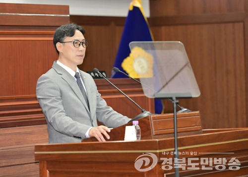 송치종 김천시의원 “포도산업 위기…국내 품종 보급 확대해야”