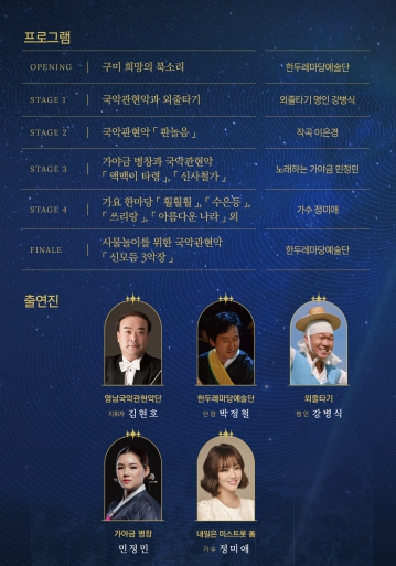 구미시, 17일 푸드페스티벌서 '어울림 마당극 큰잔치'…가수 정미애·줄타기 등 신명 한마당